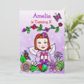 Invitation Fée rouge haïe caucasienne (Debout devant)