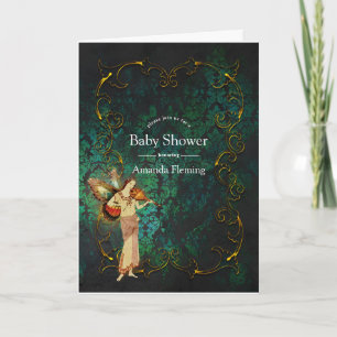 Invitation Fée scintillante magique Baby Shower Vintage