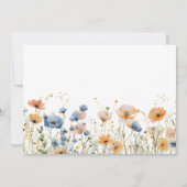 Invitation Fée Whimsical Première Magie Photo Anniversaire (Dos)