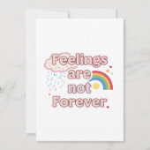 Invitation Feelings Are Not Forever – Mental Health Reminder (Devant)