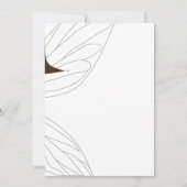 Invitation féerie blanche en conte de fées, douche nuptiale,  (Devant)