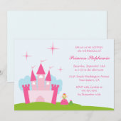 Invitation féerique de fête d'anniversaire de (Devant / Derrière)