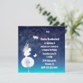 Invitation féerique magique de fête d'anniversaire (Debout devant)