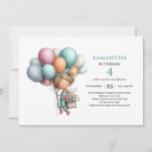 Invitation Féerique pour les 2 ans de la Mignonne  (Devant)