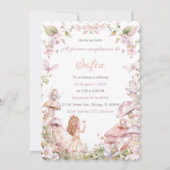 Invitation Fées d'anniversaire personnalisées (Devant)