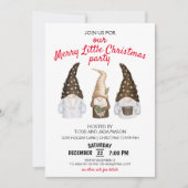 Invitation Fées de Noël Fête de Noël Petite Joyeuse (Devant)