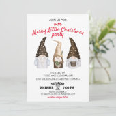 Invitation Fées de Noël Fête de Noël Petite Joyeuse (Debout devant)