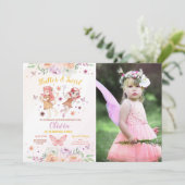 Invitation Fées Fées Fée Fête d'Anniversaire (Debout devant)