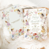 Invitation Fées Fleur sauvage Fleurs de prairie Anniversaire