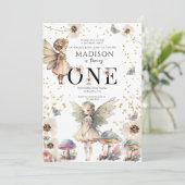 Invitation Fées magiques 1er anniversaire (Debout devant)