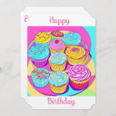 Invitation Felicitación de Cumpleaños (Devant / Derrière)