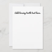 Invitation Félicitations à la première dent perdue (Dos)