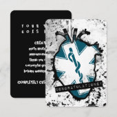 Invitation félicitations au travailleur des services médicaux (Devant / Derrière)