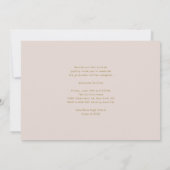 Invitation Félicitations de fin d'études avec typographie mod (Dos)