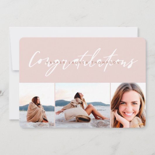 INVITATION FÉLICITATIONS MODERNES (Devant)