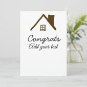 Invitation Félicitations nouveau propriétaire inauguration ma (Debout devant)