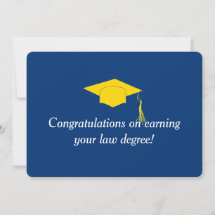 Invitation Félicitations pour l'obtention de votre diplôme en