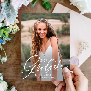 Invitation Félicitations pour l'obtention du diplôme avec une