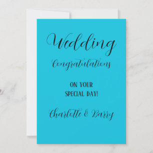 Invitation Félicitations pour votre mariage