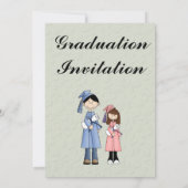 Invitation Félicitations sur votre obtention du diplôme (Dos)