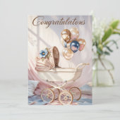 Invitation Félicitations ! Vous êtes invité à célé (Debout devant)