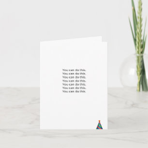 Invitation Félicitations, vous pouvez organiser cette fête d'