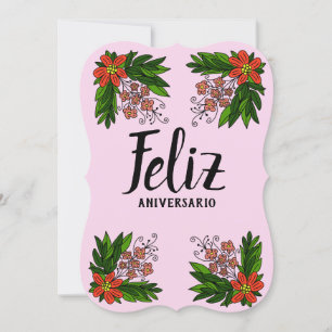 Invitation Feliz aniversario