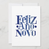 Invitation Feliz Ano Novo (Devant)