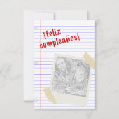 Invitation feliz cumpleanos (Devant)