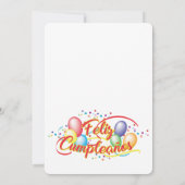 Invitation Feliz Cumpleaños (Dos)