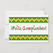 Invitation feliz cumpleanos arriba (Devant)