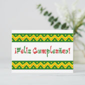 Invitation feliz cumpleanos arriba (Debout devant)