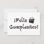 Invitation feliz cumpleanos arriba (Devant)