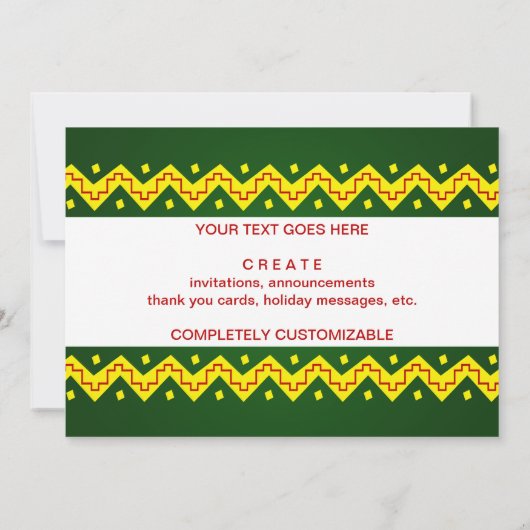 Invitation Feliz Navidad arriba (Dos)