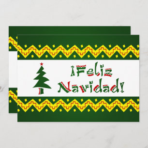 Invitation Feliz Navidad arriba