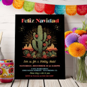 Invitation Feliz navidad Fiesta Cactus Desert Soirée