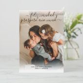 Invitation Feliz Navidad Modern Christma (Debout devant)