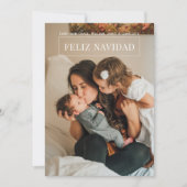 Invitation Feliz Navidad Modern Christma (Devant)
