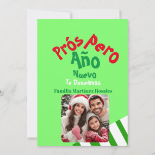 Invitation Feliz Navidad Photo Vacances de Noël Espagnol