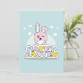 Invitation Feliz Pascua (Debout devant)