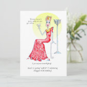 Invitation femelle fabuleux d'anniversaire ! (Debout devant)