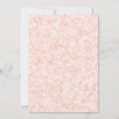 Invitation Feminine Blush Rose Floral 90e fête d'anniversaire (Dos)