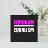 Invitation Feminism Equalism Equality Feminist Womens Right G (Debout devant)