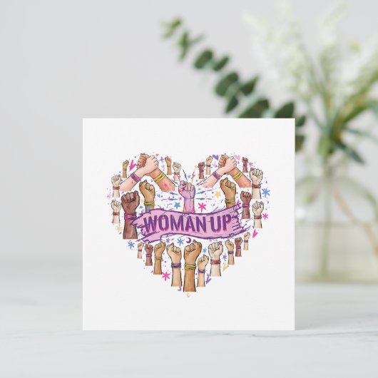 Invitation Féminisme Feministe Forte autonomisation des femme (Debout devant)