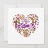 Invitation Féminisme Feministe Forte autonomisation des femme (Devant)