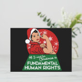 Invitation Feminist Christmas  (Debout devant)