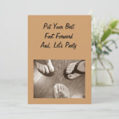 INVITATION FEMME "40E" (Debout devant)