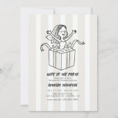 Invitation Femme Chic de la Fête de Bachelorette Week-end (Devant)
