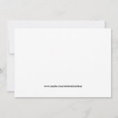 Invitation Femme de carrière (Dos)