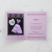 Invitation Femme de chambre junior SISTER - PURPLE Gown (Intérieur)